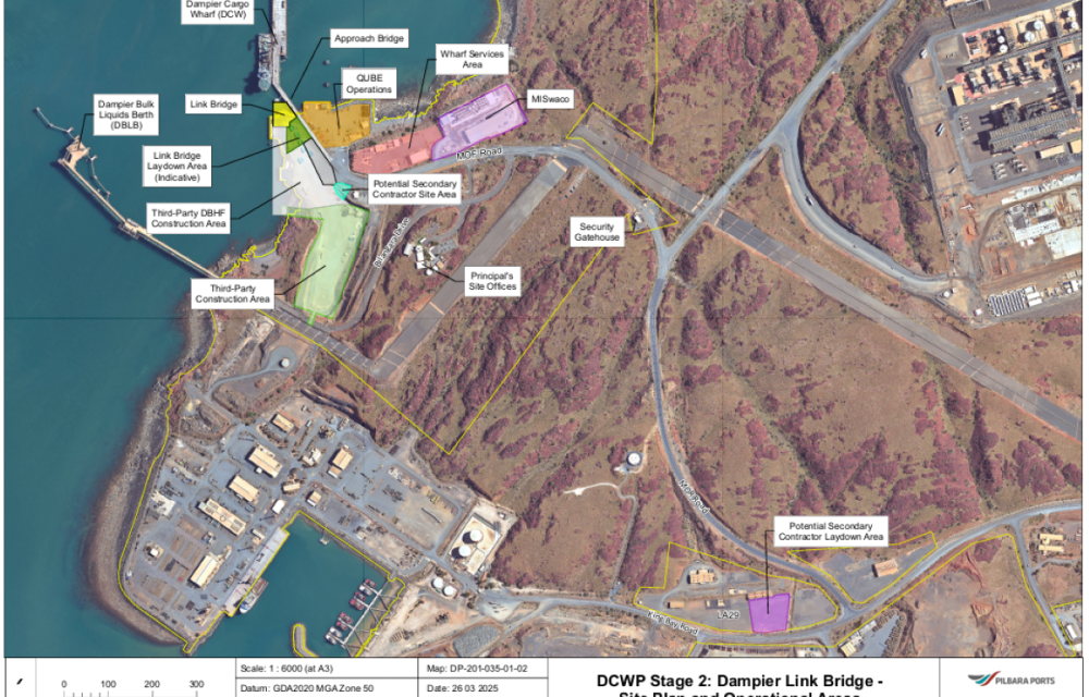 Tender opens for second stage of major port infrastructure project in Pilbara, focusing on Link Bridge constructionarticle image