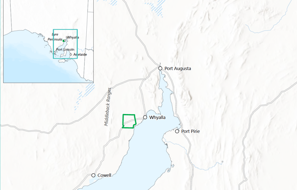 Plans lodged for major South Australian wind and battery project, divided into two sections for phased construction, with building to commence in 2029article image