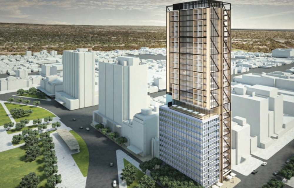 Contract awarded to deliver Adelaide’s tallest timber tower, using sustainably sourced plantation timber and a steel core made from green steelarticle image