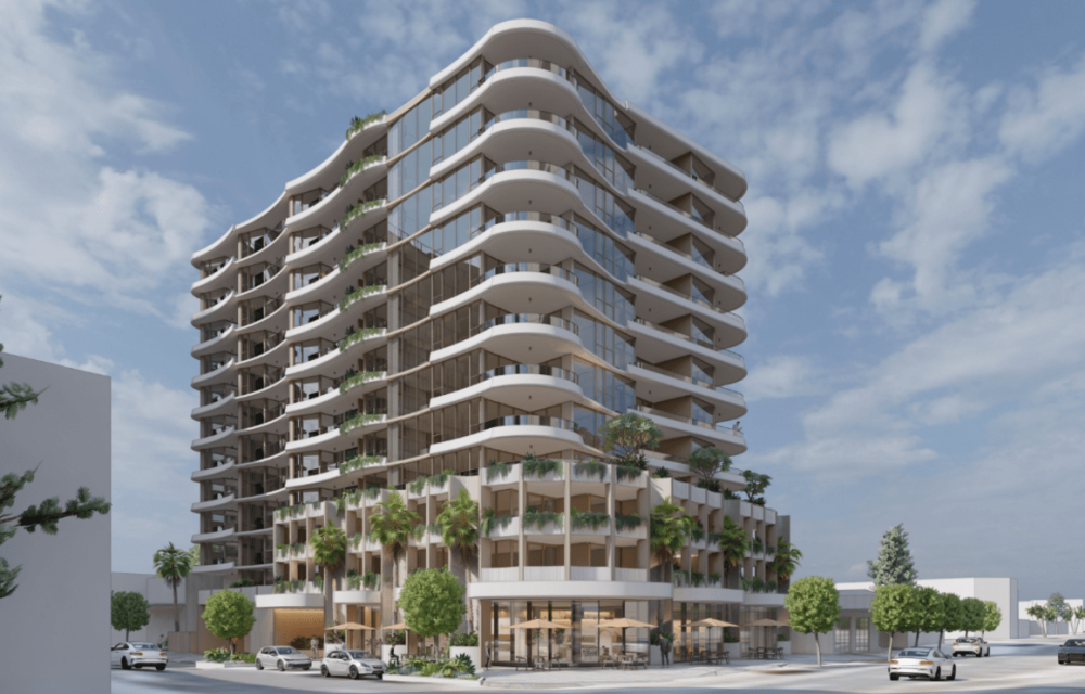 New $110 million residential tower proposed for Gold Coast’s Palm Beach, offering 102 apartments and ground-floor retail with rooftop amenitiesarticle image