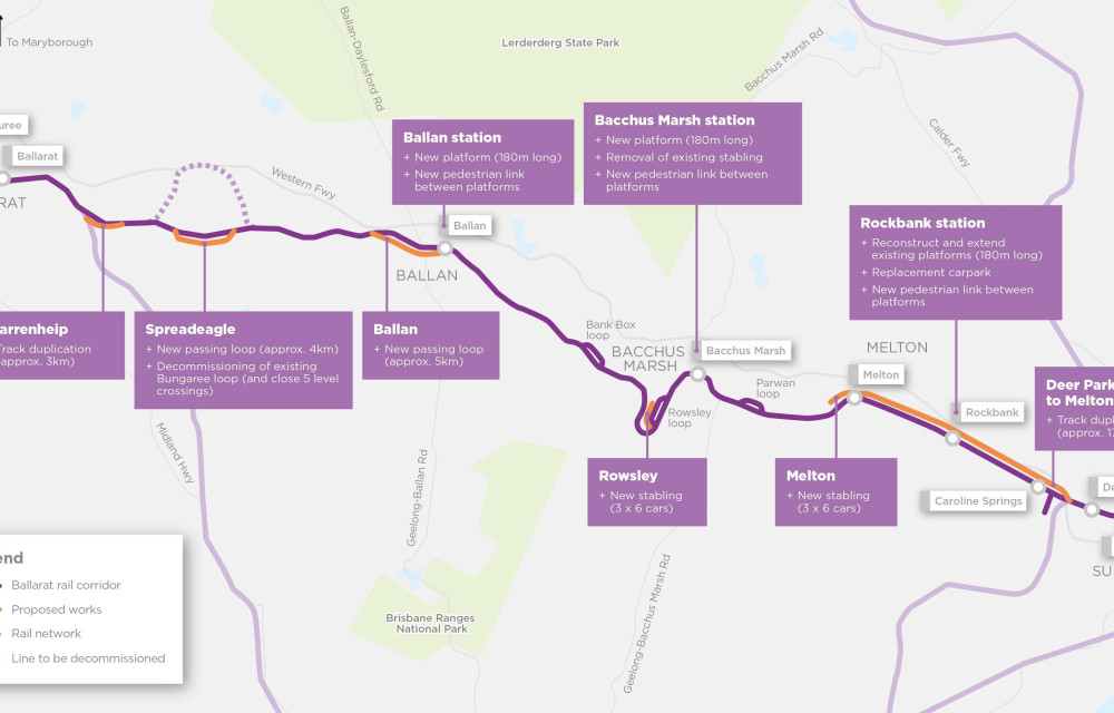 Construction on the stabling yard and platform extensions is expected to start in early 2026, and the 9-car VLocity trains will run on the Melton Line from 2027.
